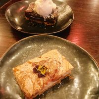 Vegan puddings at White Horse in Shrewsbury