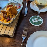 Kürbisnuggets mit Gewürzdipp at Frenzen in Moenchengladbach