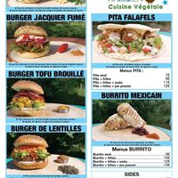 Menu 😉 at Poseidon's Kitchen in Oleron