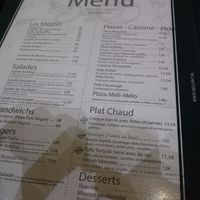 menu 2 at Bulldog Vegan in Paris