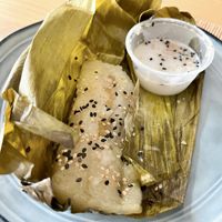 Khao Tom Mat (banana sticky rice) #Veganuary at Infineathai in Mallorca