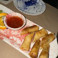 Vegetable spring rolls   at Infineathai in Mallorca