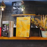 Interior  at alt. coffee roasters in Kyoto