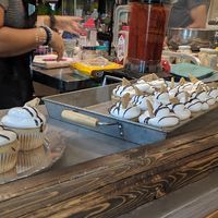 Seasonal cuppy cakes SO YUMMY at Wanderlust Vegan Eatery in Albuquerque