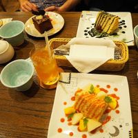 Vegan cakes at Ippuku Cafe in Kyoto