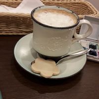 Soy latte at Ippuku Cafe in Kyoto