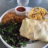 Vegan breakfast burrito  at Breakfast Republic - Mission Beach in San Diego