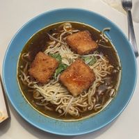 Vegan tofu ramen at Panda Cantina - Rua da Prata in Lisbon