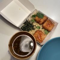 Vegan tofu ramen, packed for delivery   at Panda Cantina - Rua da Prata in Lisbon