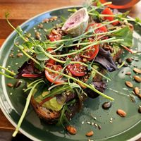 Avocado toast at Budapest Baristas in Budapest