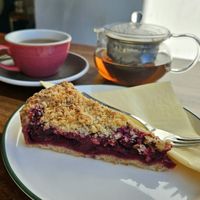Cherry pie at Budapest Baristas in Budapest