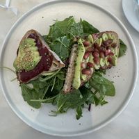 Avocado toast   at Cotidiano in Lisbon
