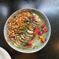 Matcha bowl at Cotidiano in Lisbon
