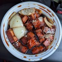 Vegan pork belly at Ho Fung in New Westminster