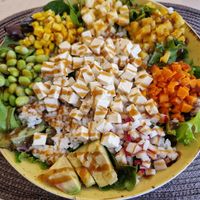 Tofu poke bowl - no mayo at Papaya in Faro