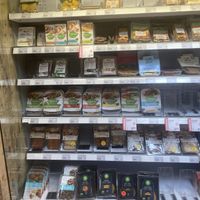 Vegan meats at EkoPlaza in Breda