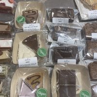 Vegan pastries at EkoPlaza in Breda