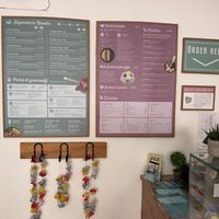 Menu action, choose various bits   at Poké Lagos in Lagos
