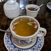 Persian tea and carrot jam at Persian House in Mindo