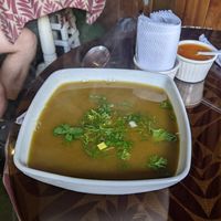 Lentil soup at Persian House in Mindo