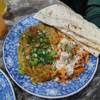 Mirza without egg at Persian House in Mindo