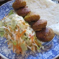 Falafel at Persian House in Mindo