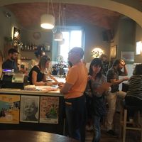 The serving counter  at Ocio in Ivrea