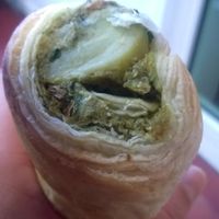 Spinach and potato pesto roll at Urban Bakery in Gateshead