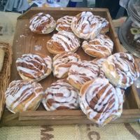 Cinnamon buns at Urban Bakery in Gateshead