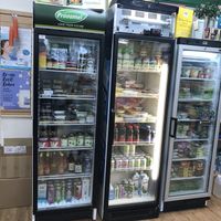 Fridge / freezer section  at For Goodness Sake in Middlesbrough