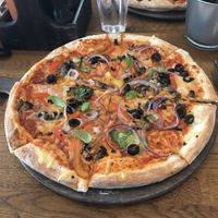 Pizza vegan 🌱! at Ishusid in Hofn I Hornafirdi