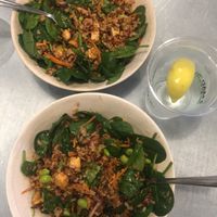 delicious spicy vegan buddha bowls!  at MAD Greens in Mesa