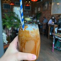 Ferrero rocher frappe  at Bio Cafe in Aberdeen