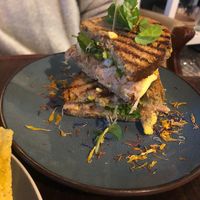 Jackfruit sandwich  at Bio Cafe in Aberdeen