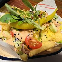 Nachos  at Bio Cafe in Aberdeen