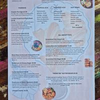 Breakfast menu  at Bio Cafe in Aberdeen