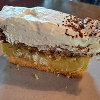 Banana trifle at Bio Cafe in Aberdeen