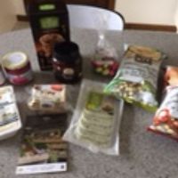 Faux cheese, tofu, chocolate spread, chips, sandwich fillings, cookies at Al'Binete in Oupeye