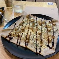 One of two crepes. The only thing that tasted good was unfortunately the balsamic vinegar..  at Serendipia in Granada