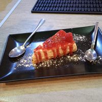 Tarta de queso at Serendipia in Granada