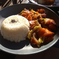 Salteado de verduras con arroz at Cocomá in Bormujos
