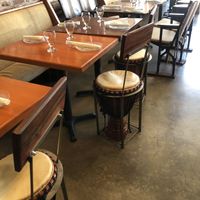 Creative seating   at Mansa Kunda in Takoma Park