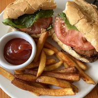 Akara fritter sandwich   at Mansa Kunda in Takoma Park