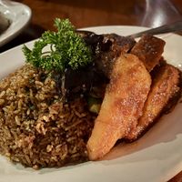 Benachin Jollof Rice with Tofu  at Mansa Kunda in Takoma Park