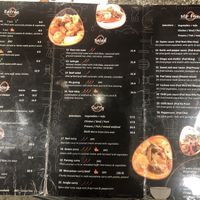 Vegan symbol next to dishes  at All Thai in Sandy Bay