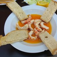 Gambas at Pipoca in Murcia