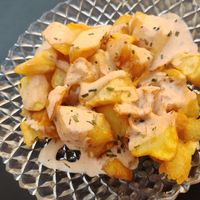 Patatas mozárabes at Pipoca in Murcia