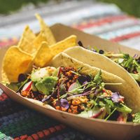 Vegan Tacos at Taco Bar in Szigliget