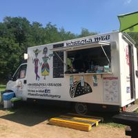 Taco truck  at Taco Bar in Szigliget