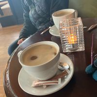 Coffee with soya milk  at The Waterford Arms in Whitley Bay